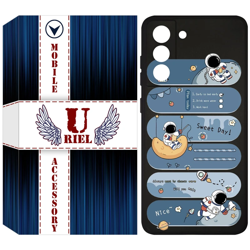 کاور یوریل مدل KSH کد 18 طرح فضانورد مناسب برای گوشی موبایل سامسونگ Galaxy S21 FE 5G