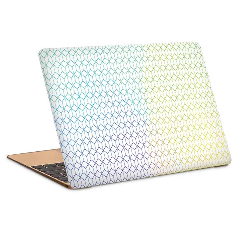 استیکر لپ تاپ طرح colorful hexagonal line wide patternکد c-195مناسب برای لپ تاپ 15.6 اینچ