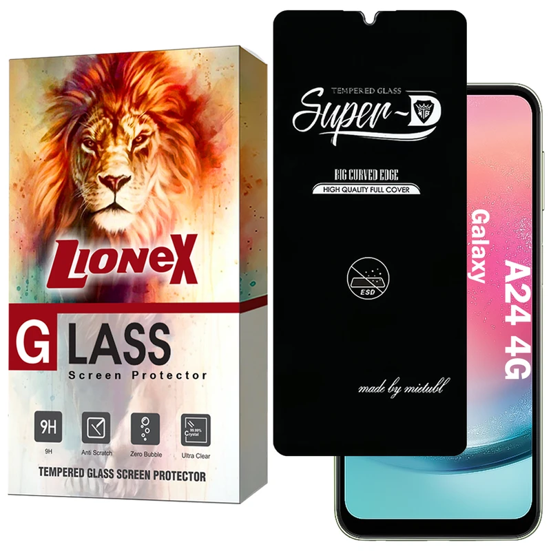 محافظ صفحه نمایش لایونکس مدل SUPERDNL مناسب برای گوشی موبایل سامسونگ Galaxy A24 4G