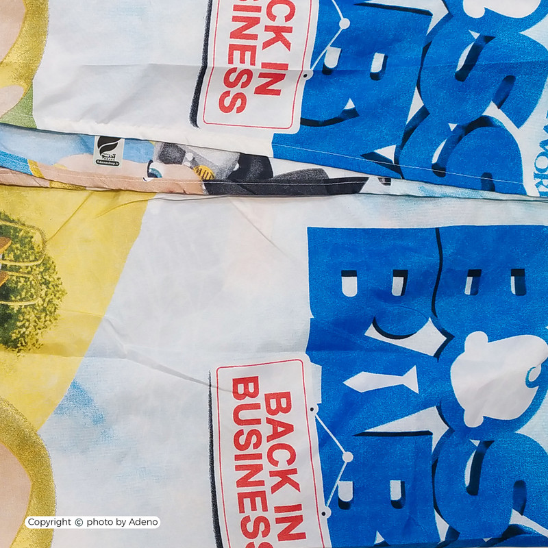 ملحفه کودک آدنو مدل بچه رئیس کد CH99 سایز 70x135 سانتی متر