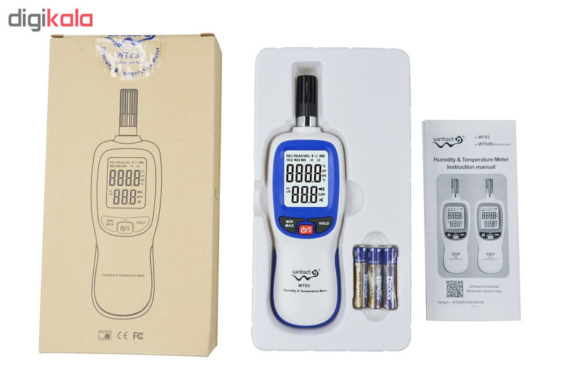 رطوبت سنج و دماسنج وینتکت مدل WT83