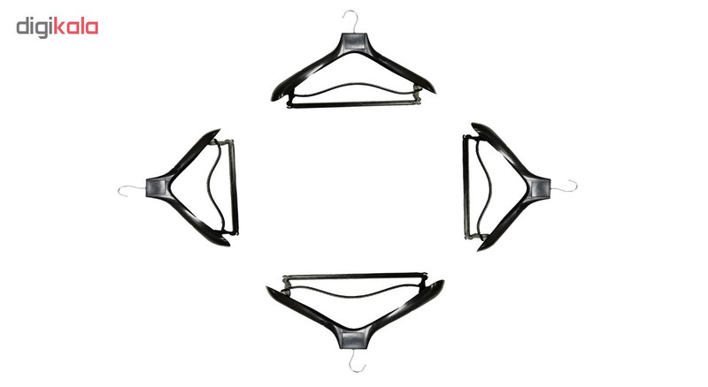 چوب لباسی مدل S40 بسته 4 عددی