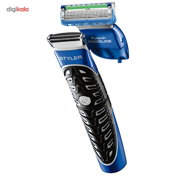 خود تراش ژیلت مدل Fusion Power Styler همراه با 3 سری شانه