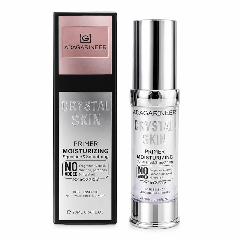پرایمر صورت آداگارینیر مدل Crystal Skin مناسب برای انواع پوست حجم 20 میلی‌لیتر