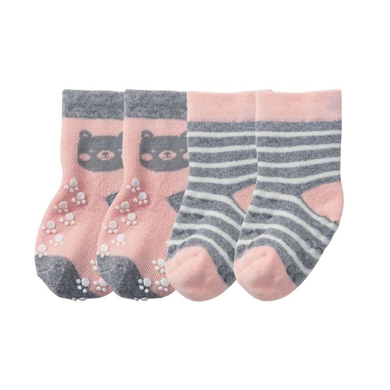 جوراب دخترانه لوپیلو مدل ضد لغزش کد 7264776 مجموعه دو عددی