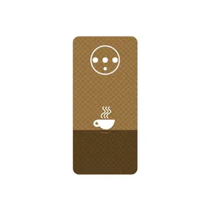 MAHOOT Minimal Cup of Coffee Icon Cover Sticker for OnePlus 7T