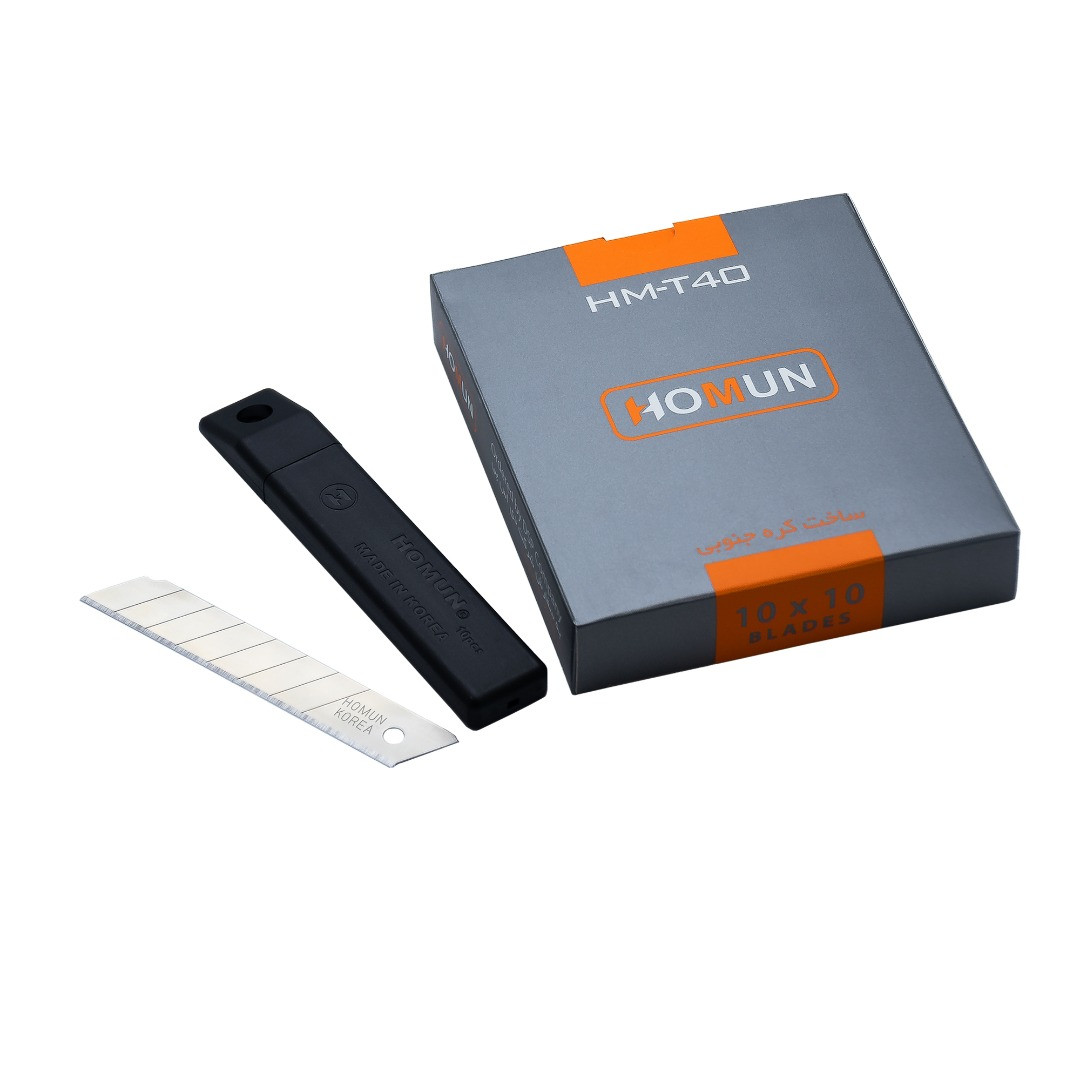 تیغ کاتر هومان مدل HM_T40 مجموعه 10 عددی تیغ کاتر هومان مدل HM_T40 مجموعه 10 عددی