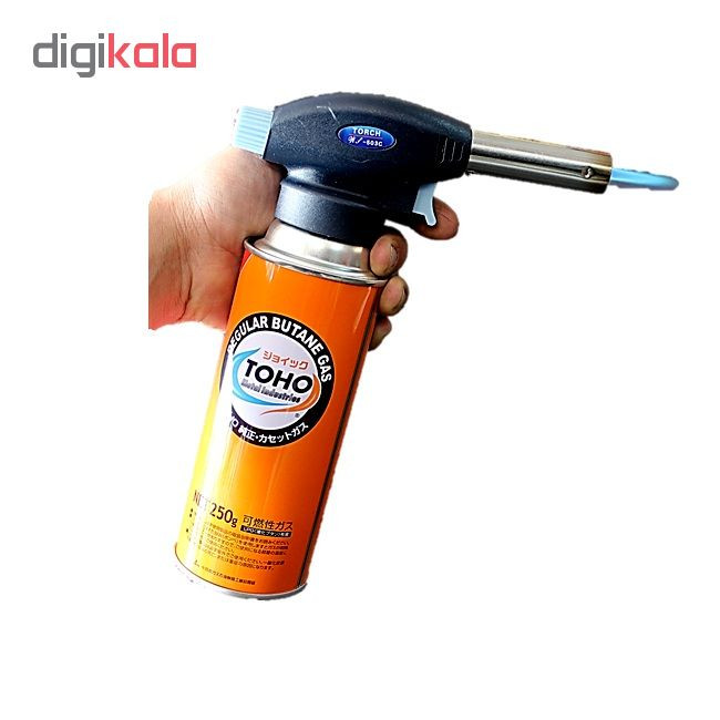 سرپیک شعله افکن ترچ کد 503 همراه کپسول استوانه ای وزن 250 گرم