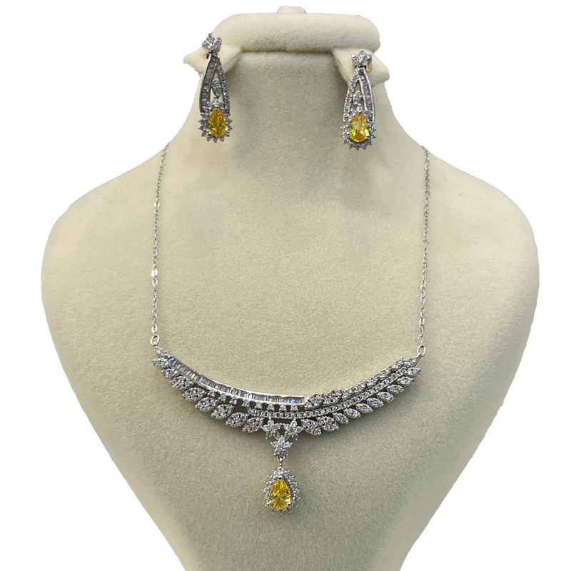 نیم ست نقره زنانه مدل 3345