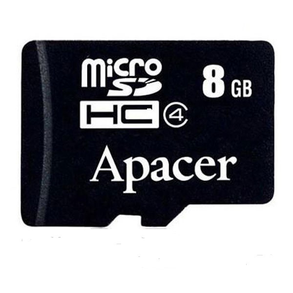 کارت حافظه micro SD اپیسر مدل HC کلاس 4 استاندارد HUS-Iسرعت 30mbps ظرفیت 8 گیگابایت