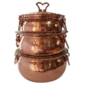 سرویس پخت و پز مسی مدل سی و سه پل 6 پارچه