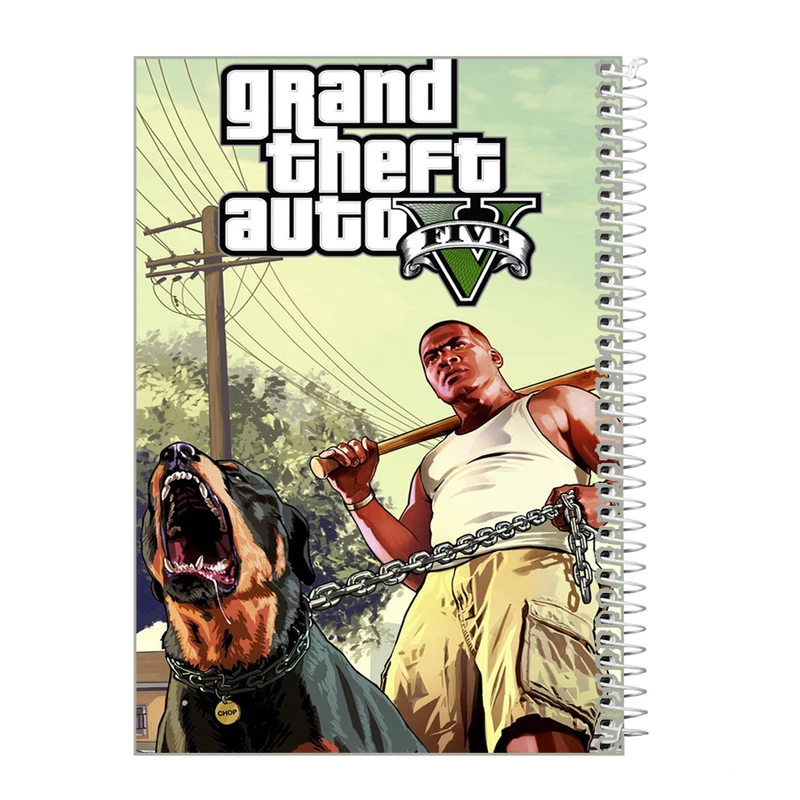 دفترچه یادداشت 40 برگ طرح GTA کد ig4