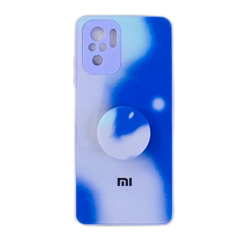 کاور مدل Rain کد 01 مناسب برای گوشی موبایل شیائومی Redmi Note 10 4G به همراه پاپ سوکت