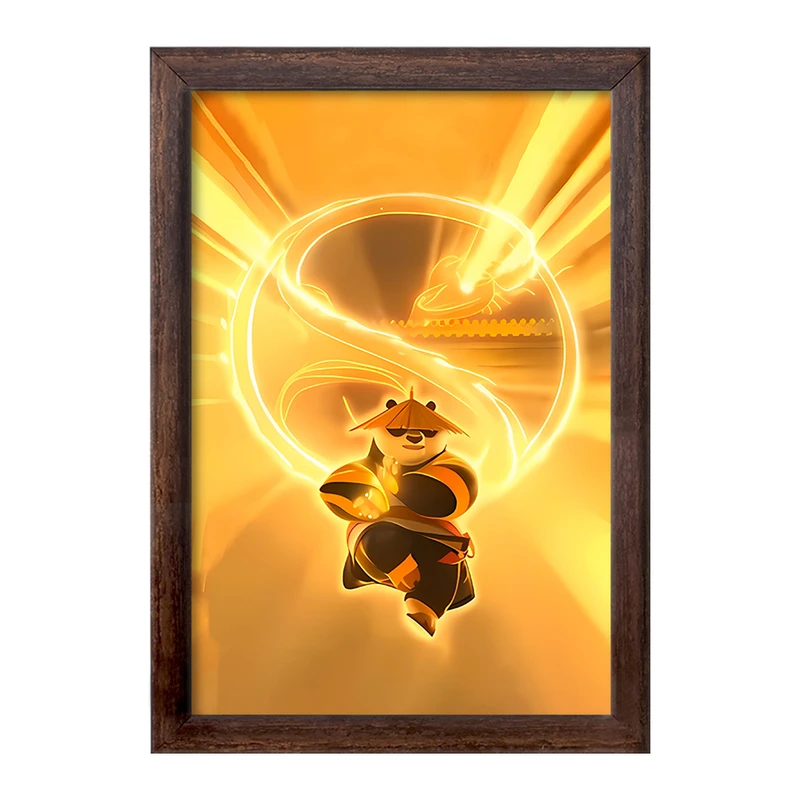 تابلو خندالو طرح پاندا کونگ فو کار کد F4870