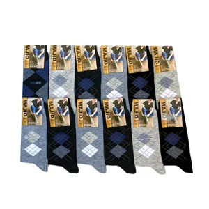 جوراب ساق بلند مردانه مجید مدل HN بسته 12عددی 