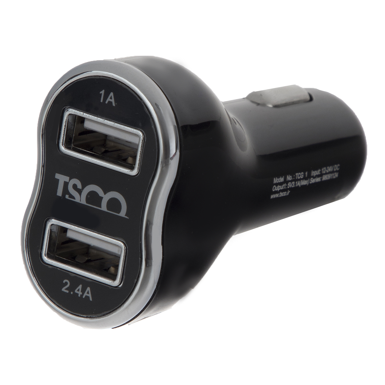 شارژر فندکی تسکو مدل TCG 1 به همراه کابل تبدیل USB به microUSB