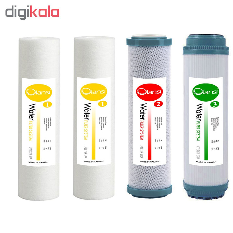فیلتر تصفیه آب خانگی اولانسی مدل EXTRA PP-1 مجموعه 4 عددی فیلتر تصفیه آب خانگی اولانسی مدل EXTRA PP-1 مجموعه 4 عددی
