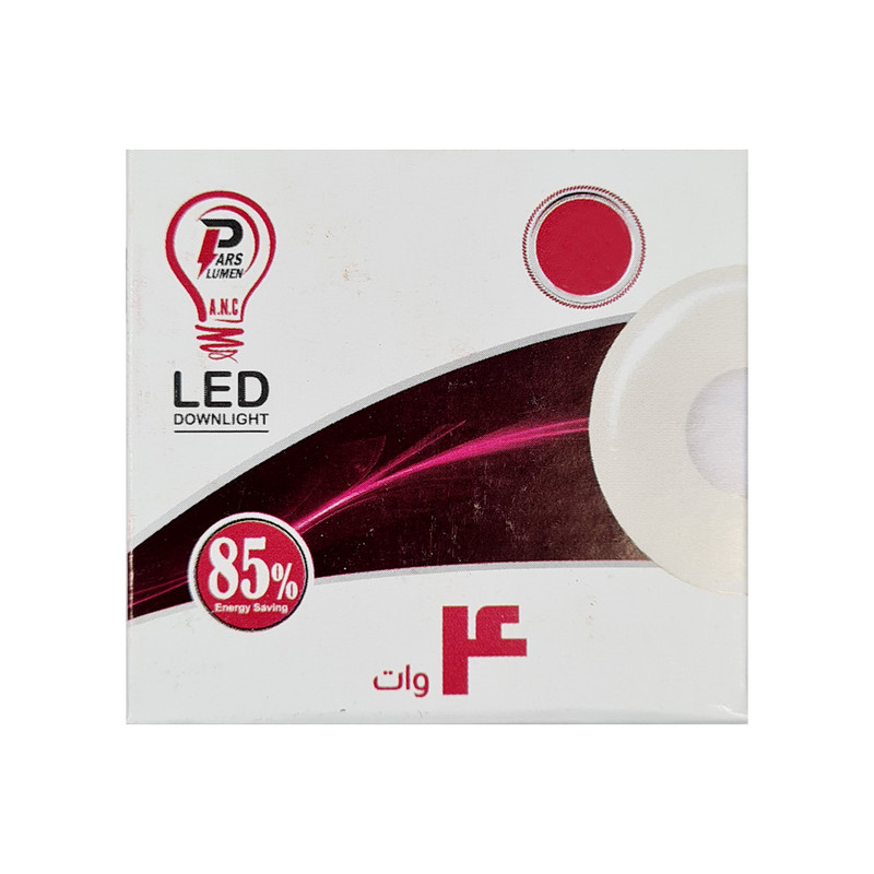 پنل ال ای دی 4 وات پارس لومن مدل چشمی دایره کد 35mm بسته 10 عددی