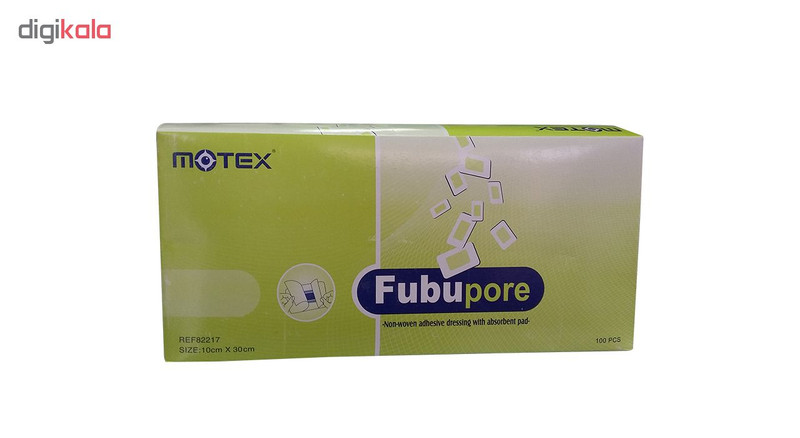 پد پانسمان موتکس مدل Non-Woven10×30 کد 01 بسته 50 عددی