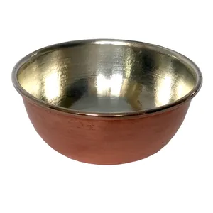 پیاله مسی طرح راه راه