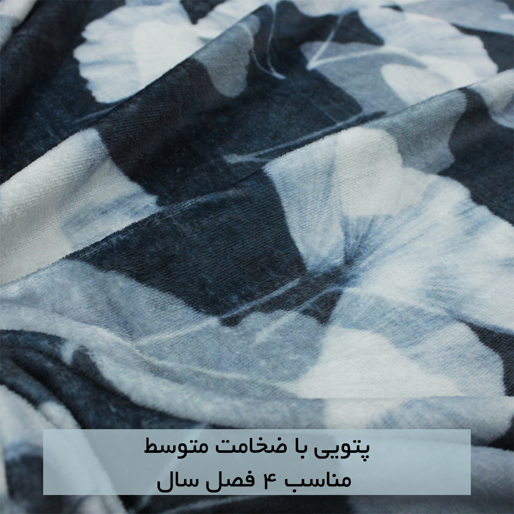پتو مسافرتی شاران هوم مدل مخملی دو نفره سایز 180×220 سانتی متر