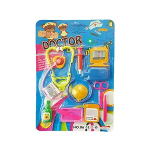 ست اسباب بازی تجهیزات پزشکی مدل کارتی مجموعه 12 عددی