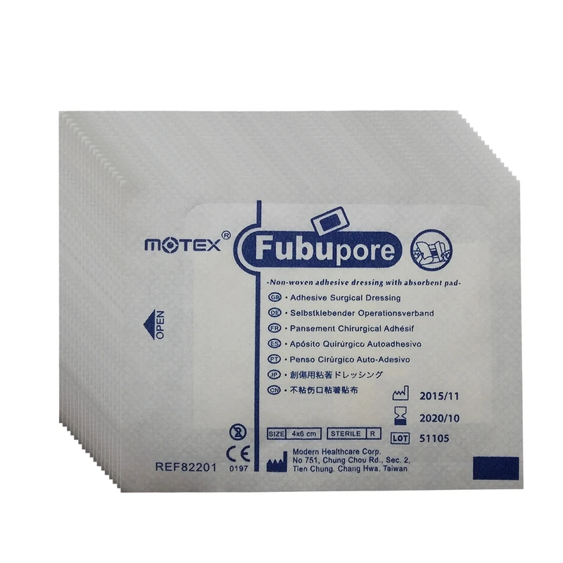پد پانسمان موتکس مدل Non-Woven4×6 بسته 10 عددی