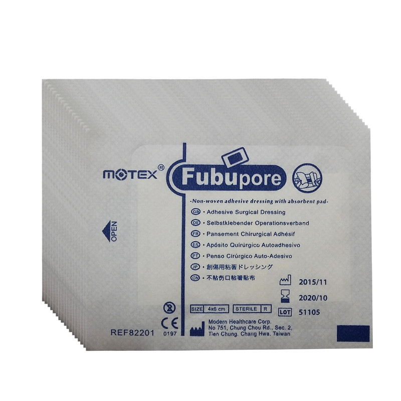 پد پانسمان موتکس مدل Non-Woven4×6 بسته 10 عددی