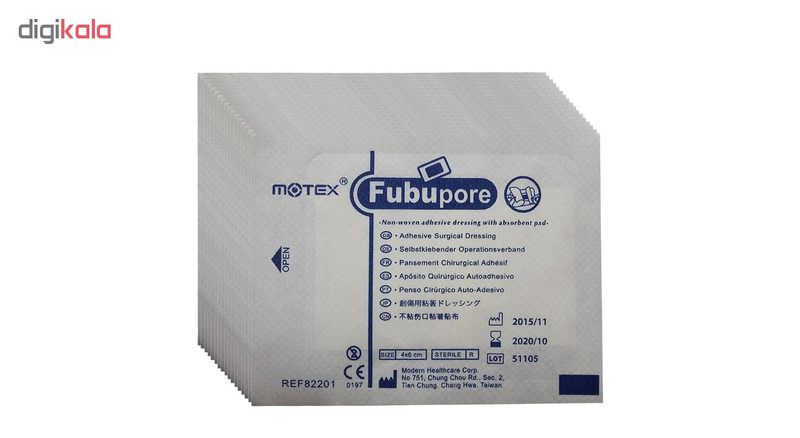 پد پانسمان موتکس مدل Non-Woven4×6 بسته 10 عددی