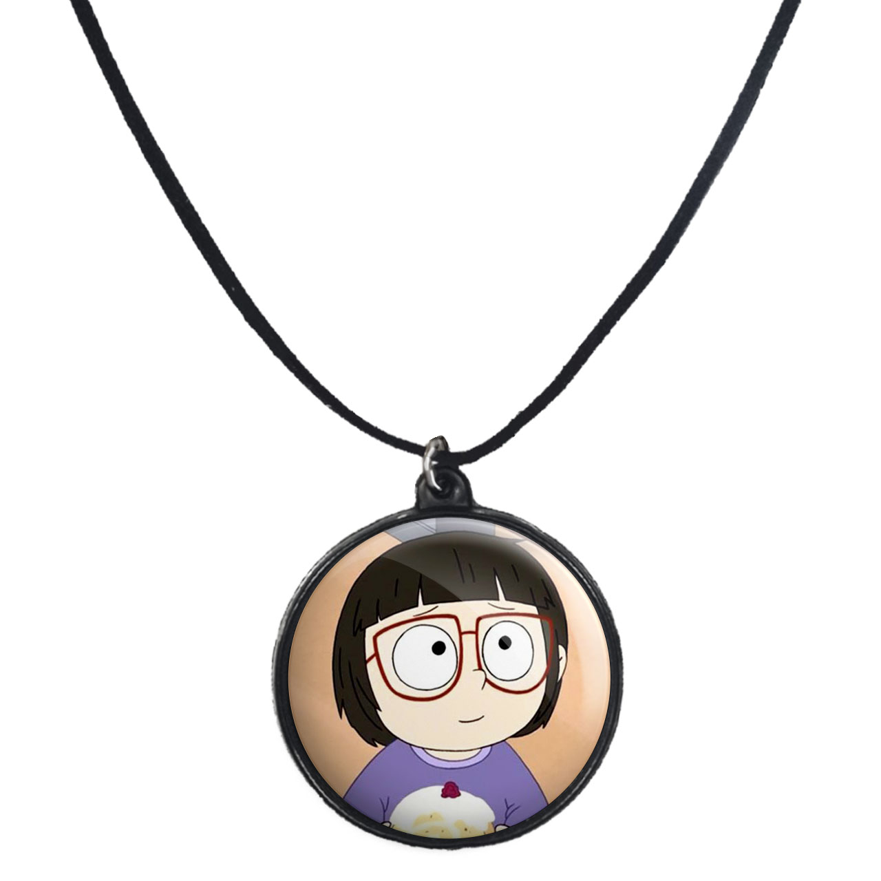 گردنبند پرمانه طرح خرس‌های کله‌فندقی کد pmb.10204 مدل دو طرفه