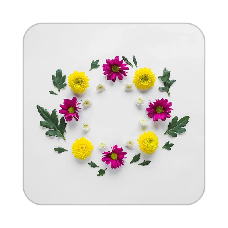 زیر لیوانی کاکتی طرح گل مدل mp19104