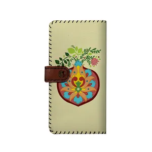 کیف پول چرمی ترمه طراحان ایده مدل بنددار کد hni006