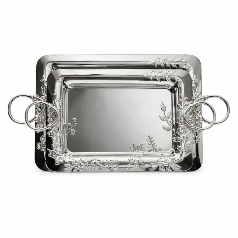 سینی دسته دار ویتارا مدل ss1801 مجموعه 2 عددی