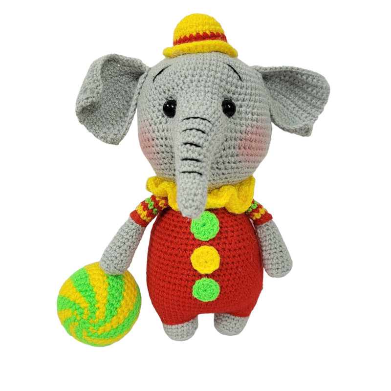 عروسک بافتنی طرح فیل دامبو کد DAMBO22