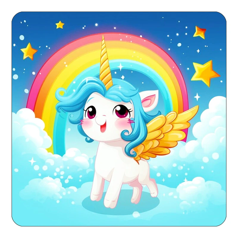 مگنت کاکتی طرح اسب تک شاخ و یونیکورن مدل mp30971