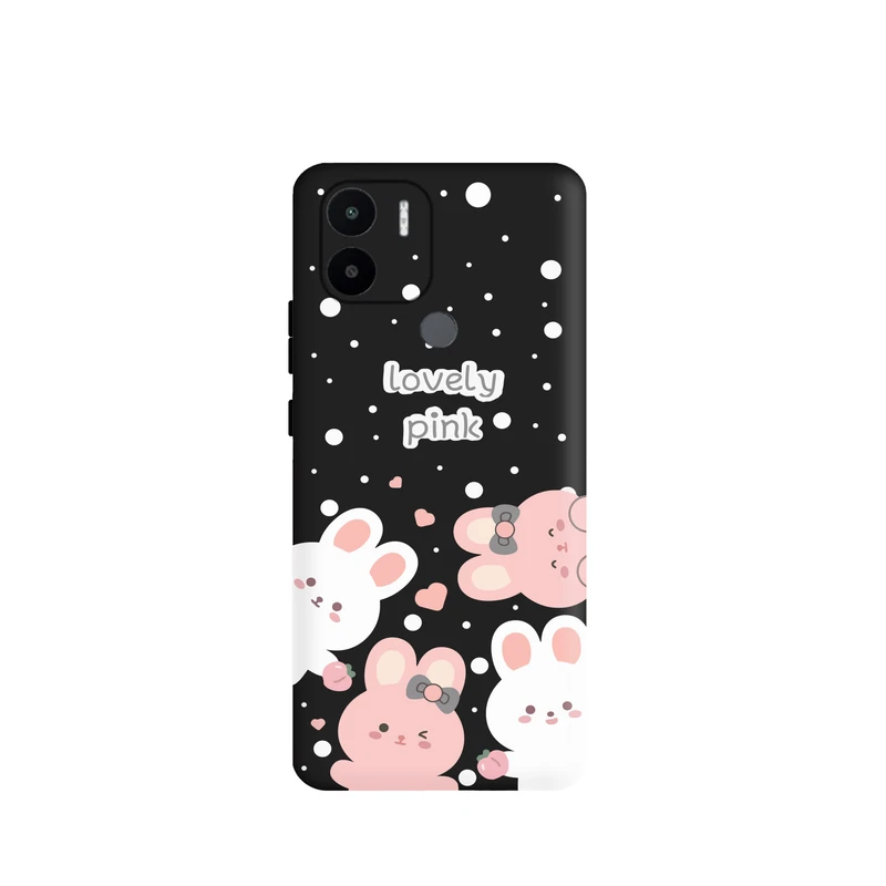 کاور قاب گارد طرح خرگوش دخترونه کد f7097 مناسب برای گوشی موبایل شیائومی Redmi A1 Plus / Redmi A2 Plus