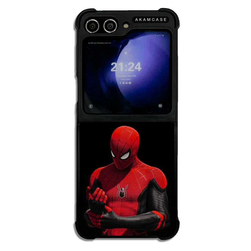 کاور آکام مدل AMCWSGZFLIP5-SPIDERMAN2 مناسب برای گوشی موبایل سامسونگ Galaxy Z Flip 5