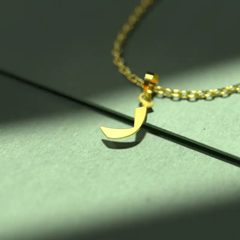 گردنبند طلا 18 عیار زنانه مدوپد مدل حرف ز کد I3-1-1377