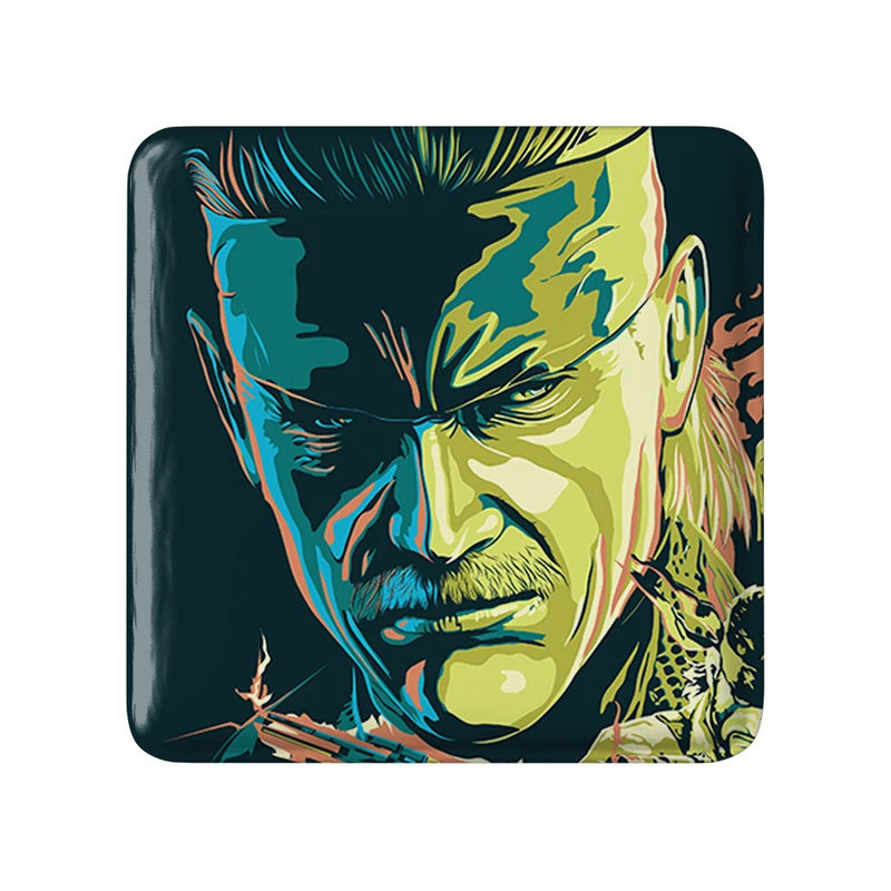 مگنت خندالو طرح بازی متال گیر (Metal Gear) مدل مربعی کد 33135