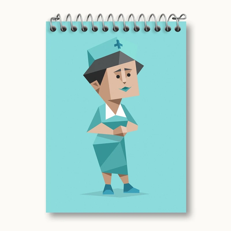 دفتر یادداشت 50 برگ خندالو مدل تایپ شخصیتی حامی ISFJ کد 7713