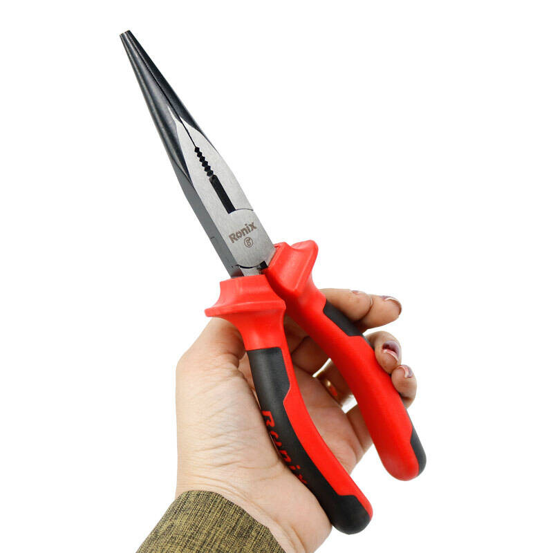 انبر دم باریک رونیکس 1378RH سایز 8 اینچ انبر دم باریک رونیکس 1378RH سایز 8 اینچ