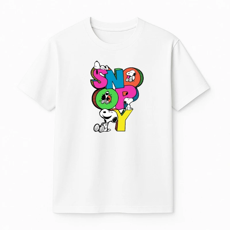 تی‌شرت آستین کوتاه پسرانه مدل اسنوپی 