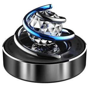 خوشبو کننده خورشیدی خودرو طرح کریستال مدل بدنه فلزی کد X2S
