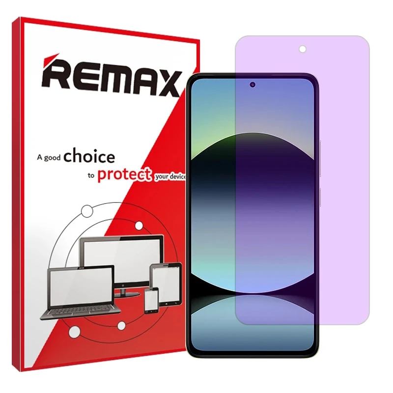 محافظ صفحه نمایش آنتی پرپل ریمکس مدل هیدروژلی مناسب برای گوشی موبایل شیائومی Redmi Note 14 4G