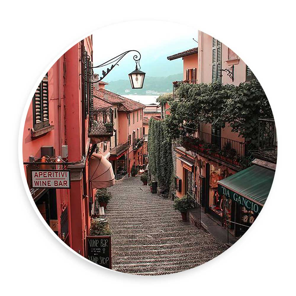 دیوارکوب طرح کوچه اروپایی مدل wtb342