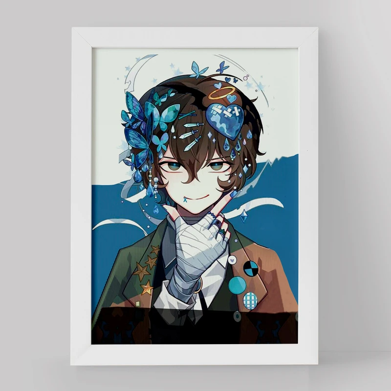 تابلو خندالو مدل دازای اوسامو انیمه سگ های ولگرد بانگو کد 10136