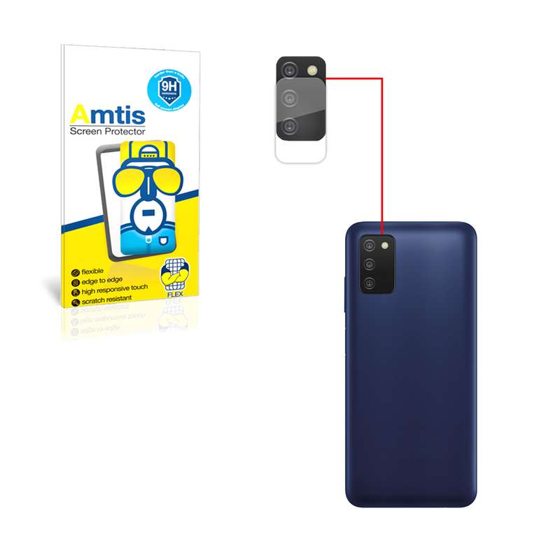محافظ لنز دوربین امتیس مدل a03s مناسب برای گوشی موبایل سامسونگ GALAXY A03S