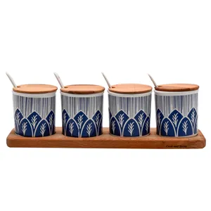 ست جای ادویه 5 پارچه آلبرتا کد B_7320