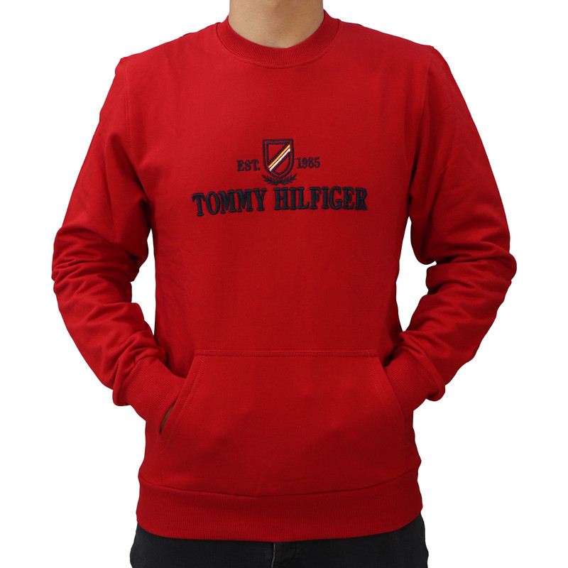 سویشرت مردانه مدل تو کرک کد 7173 رنگ قرمز