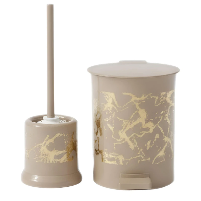 ست سطل زباله و فرچه کد a56 